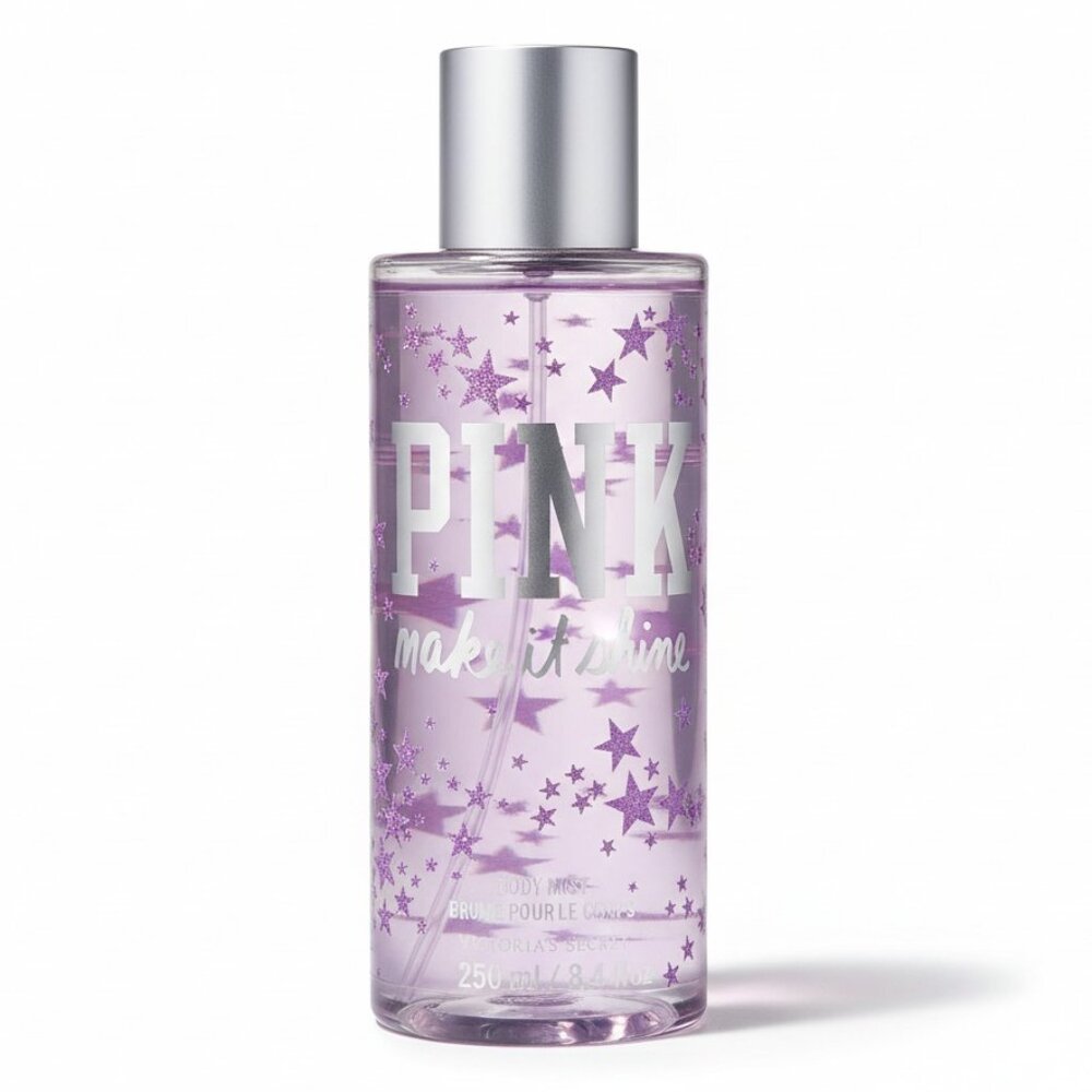 Victoria's Secret PINK Make It Shine Star Jasmine Vanilla Body Mist 8.4 oz